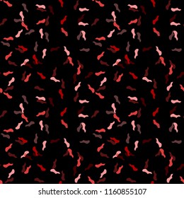 Elegant black seamless pattern with chaotic sparks in different shades of red and pink. Dark contrasting repeat backdrop using for cards, wallpapers, scrapbooking, print, gift wrap, manufacturing etc.