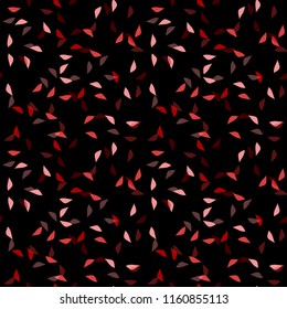 Elegant black seamless pattern with chaotic sparks in different shades of red and pink. Dark contrasting repeat backdrop using for cards, wallpapers, scrapbooking, print, gift wrap, manufacturing etc.