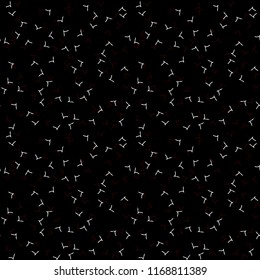 Elegant black seamless pattern with chaotic cracks in black, red and white colors. Light contrasting repeat backdrop using for cards, wallpapers, scrapbooking, print, gift wrap, manufacturing etc.