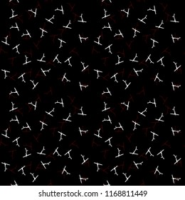 Elegant black seamless pattern with chaotic cracks in black, red and white colors. Light contrasting repeat backdrop using for cards, wallpapers, scrapbooking, print, gift wrap, manufacturing etc.
