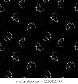 Elegant black seamless pattern with chaotic cracks in black, red and white colors. Light contrasting repeat backdrop using for cards, wallpapers, scrapbooking, print, gift wrap, manufacturing etc.