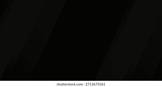 Elegante negro y plateado son de color gris claro con blanco el gradiente es la superficie con Plantillas de textura de metal líneas suaves de fondo diagonal de tecnología