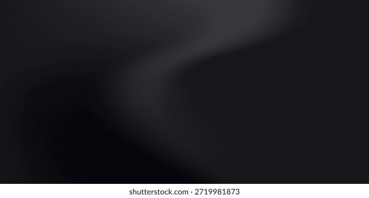 Elegante Vector negro. Limbo fondo de foco gris oscuro. Abstractas telón de fondo 3D para la presentación del producto. Textura