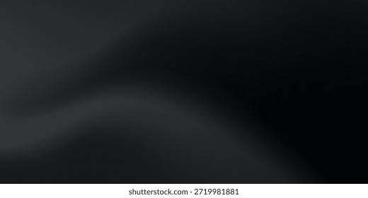 Vetor preto elegante. Plano de fundo cinza escuro limbo. Fundo 3d abstrato para a apresentação do produto. Textura
