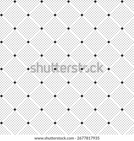Elegant black and white background featuring a small dot pattern. Ideal for modern web and graphic design projects.