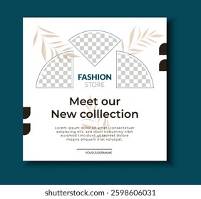 Elegant Black And White Fashion Sale Instagram Post