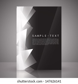 Elegant Black and White Flyer Template | EPS 10 Vector 