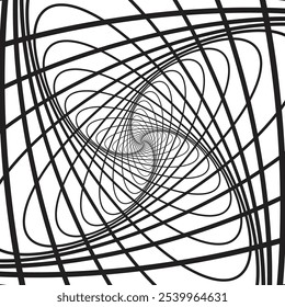 Elegant black and white illustration, merging intricate details with a minimalist touch. Perfectly suited for those who appreciate timeless art, this design captures depth and contrast, enhancing any 
