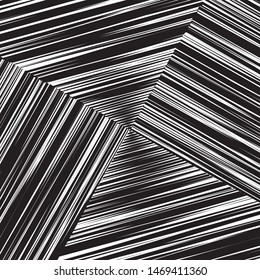 Elegant black and white pattern with straigt parallel lines Vector illustration