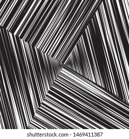 Elegant black and white pattern with straigt parallel lines Vector illustration