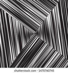 Elegant black and white pattern with straigt parallel lines Vector illustration