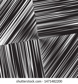 Elegant black and white pattern with straigt parallel lines Vector illustration