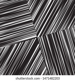 Elegant black and white pattern with straigt parallel lines Vector illustration