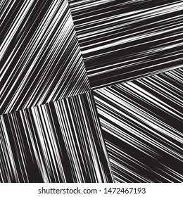 Elegant black and white pattern with straigt parallel lines Vector illustration