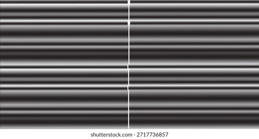 Elegante patrón blanco y negro con líneas paralelas rectas Ilustración vectorial
