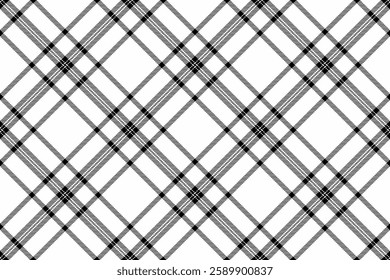 Elegant black and white plaid pattern.  Perfect for textile design, website backgrounds, or stationery.  Subtle yet sophisticated, this geometric design evokes a sense of classic style and order.