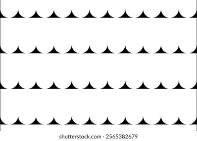 Elegant black and white vector illustration with captivating and intricate pattern design