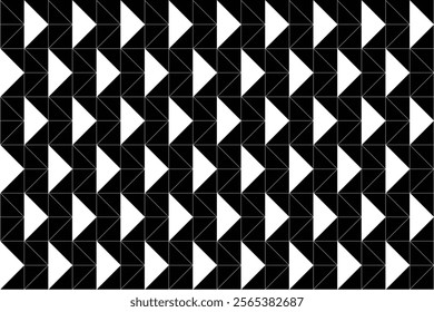 Elegant black and white vector illustration with captivating and intricate pattern design