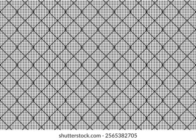 Elegant black and white vector illustration with captivating and intricate pattern design