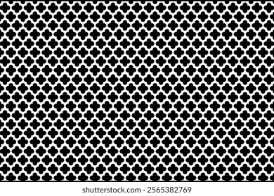 Elegant black and white vector illustration with captivating and intricate pattern design