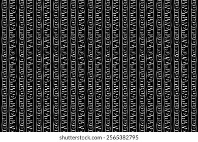 Elegant black and white vector illustration with captivating and intricate pattern design