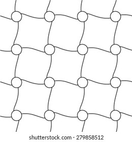 An elegant black and white, vector pattern