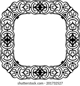 Elegant Blank Square Decor Pattern