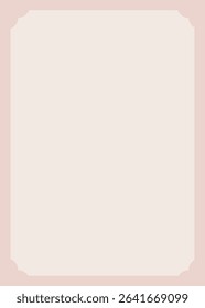 Elegant blank template with a soft pink frame and rounded corners, perfect for social media stories, invitations, or wedding designs. This clean background offers ample space for text or images