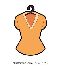 elegant blouse for women in clothespin