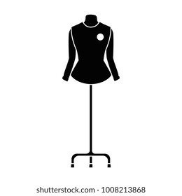 elegant blouse for women in manikin