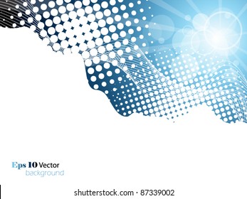 Elegant blue background