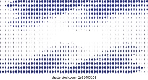Fundo azul elegante com design de pontos. ilustração vetorial