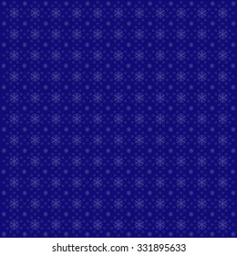 Elegant blue background with snowflakes. Vector image.