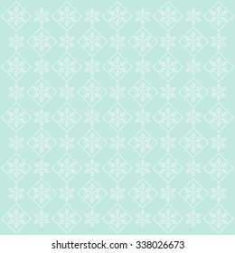 Elegant blue background with snowflakes, vector illustration