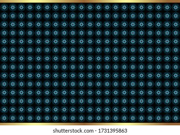 elegant blue and black pattern good for textile, card, cover and background