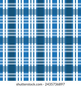 Elegant blue checkered fabric texture pattern design