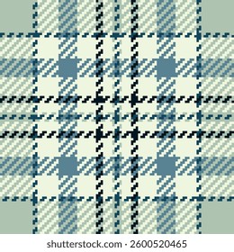 Elegant blue and cream plaid pattern.  Perfect for textile designs, fashion, website backgrounds, or stationery. This intricate woven texture evokes a sense of sophistication and tradition.