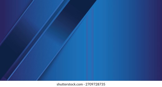 Elegante blaue diagonale Linien Hintergrund. Blaue abstrakte Farbverlauf Streifen Tapete. Vektor eps10