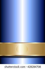 elegant blue gold background