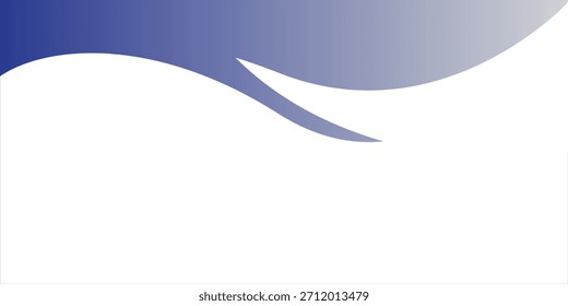 Elegante Blue Gradient Wave Design Com Fundo Branco Para Fundo Gráfico Moderno eps10