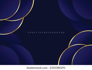 elegant blue with luxury background design modern