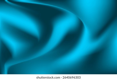 Elegant Blue Silk Fabric Texture