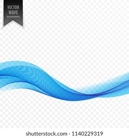 elegant blue smooth wave background