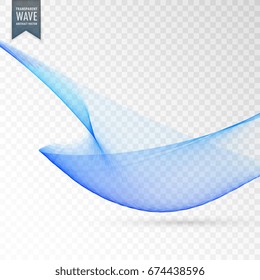 elegant blue transparent background design