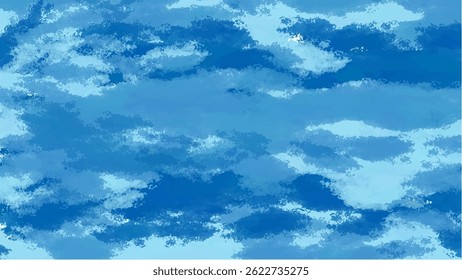Elegant blue watercolor background in vector format. Soft and artistic texture perfect for invitations, posters, branding.