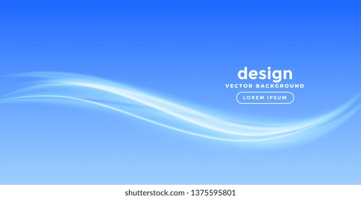 elegant blue wave background design