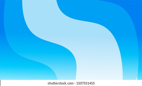 Elegant Blue wave Background Vector