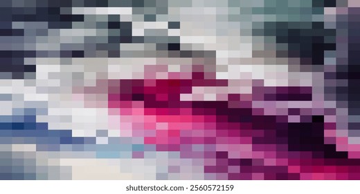 Elegant blue wave pattern on a simple white surface. Premium wave background for banners, posters or wallpaper