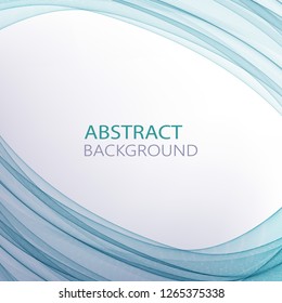 
Elegant blue wavy lines background