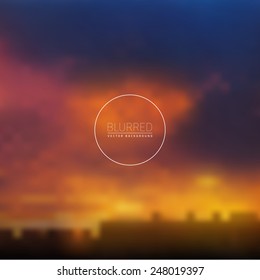 Elegant Blurred Background | Defocused Background | EPS10 Vector Design